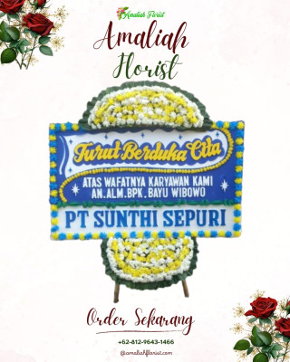 Papan Bunga Duka di Sibolga Sambas