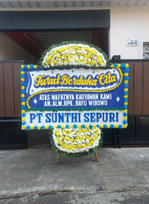 Papan Bunga Duka di Sibolga Sambas