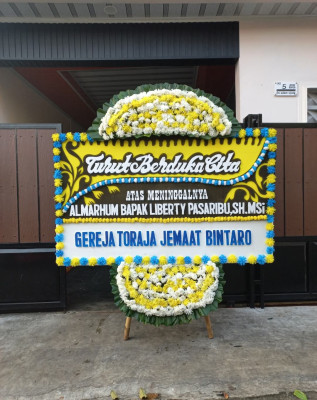 Papan Bunga Duka di Sibolga Sambas