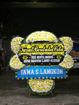 Papan Bunga Duka di Sibolga Sambas